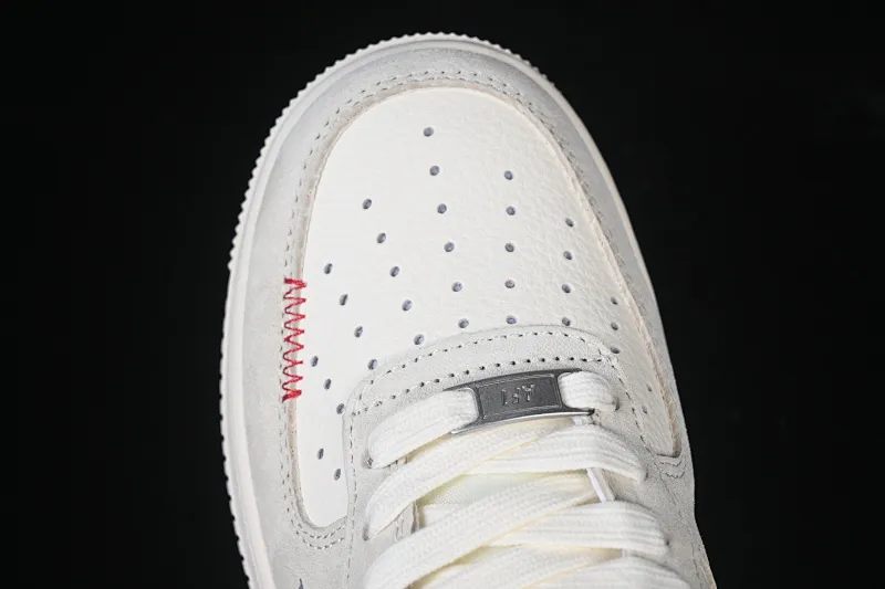 All categories Nk Air Force 1 Air Force series Nk Air Force 1 Low Air Force low top Nike Air Force 1'07 Low LV joint pigbami gray red Air Force 1 low top casual sneakers MZ9588-806